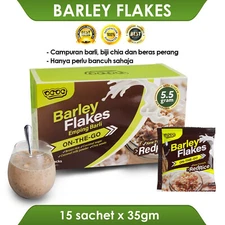 Healthy breakfast cereal reduce cholesterol with Barley Flakes gingko biloba