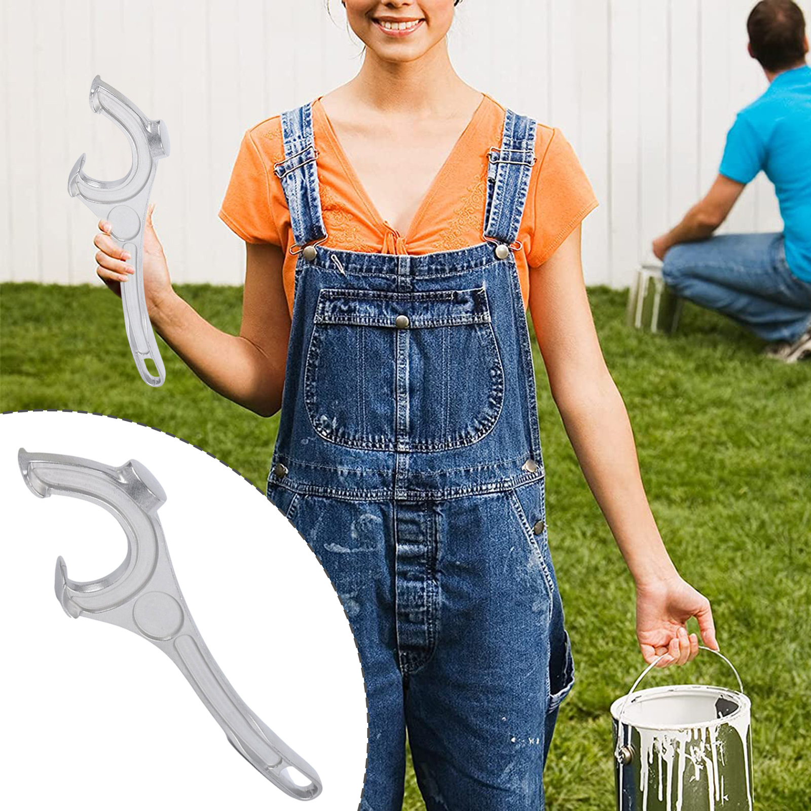 Large Pail Opener Bucket Lid Removal Tool 5 Gallon Pail Opener eBay