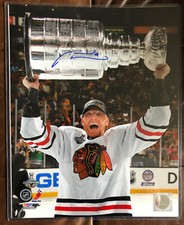 Autographed MARIAN HOSSA 11x14 Chicago Blackhawks 2015 Stanley Cup HOF
