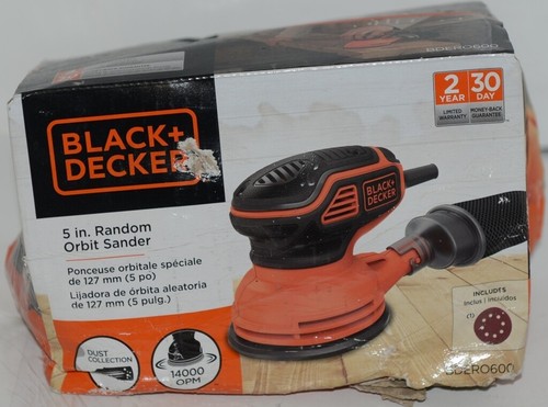 Black Decker BDERO600 5 Inch Random 