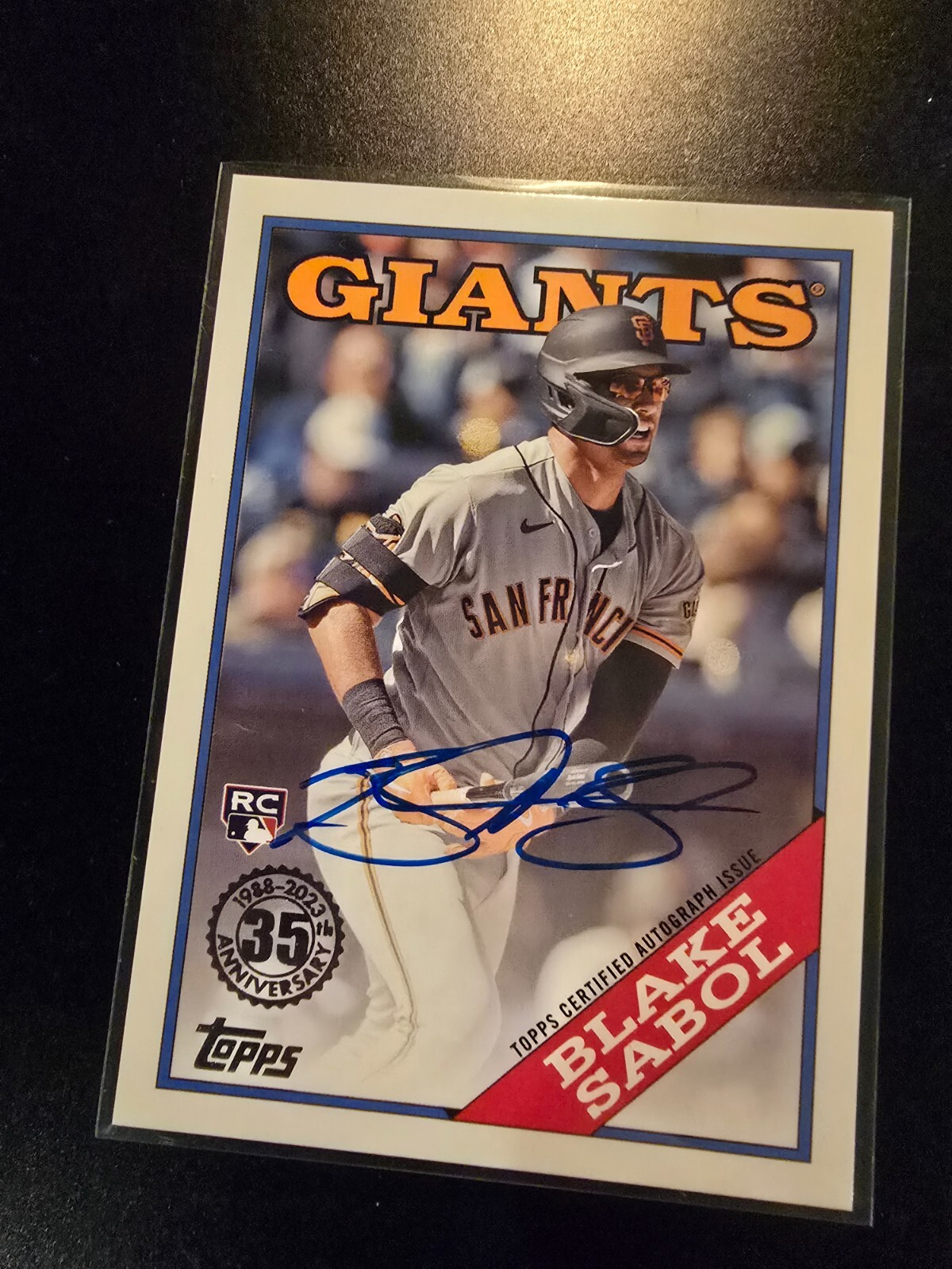 2023 Topps Update Series - 1988 Topps Baseball Autographs Blake Sabol #88BAU-BSA