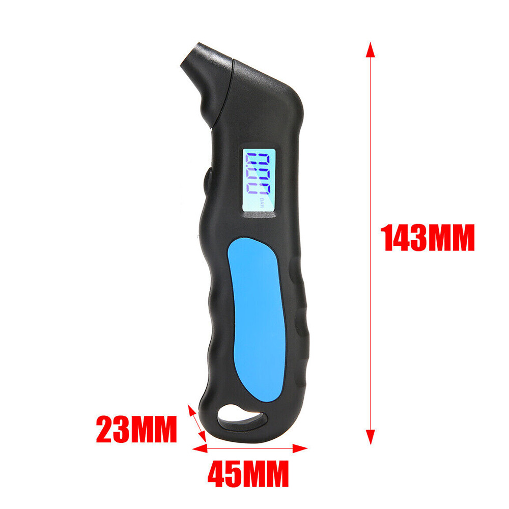 Tire Pressure Guage Digital Car Bike Truck Auto AirLCD Meter Tester