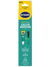 Dr. Scholl's Fast Acting Callus Remover Gel Kit Hard Skin Removal Smooth Soft