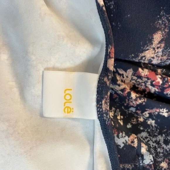 lole short sleeve galaxy flower field print shirt