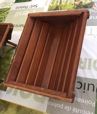 Culla Artigianale in Legno Cm 10x13x6h - Gesù Bambino Bimbo Pastori Presepe