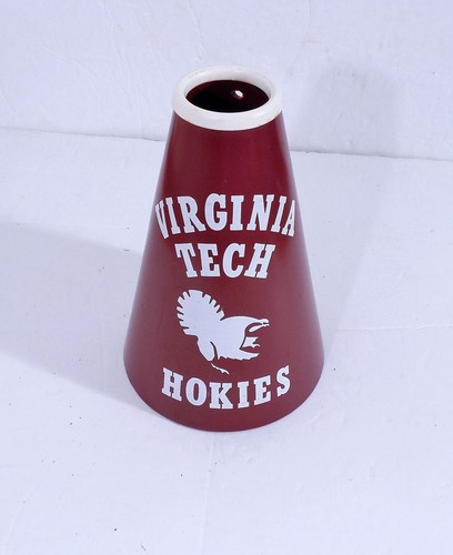 Vintage Virginia Tech Hokies Cheerleader Megaphon Sport Bullhorn - Bild 2 von 5