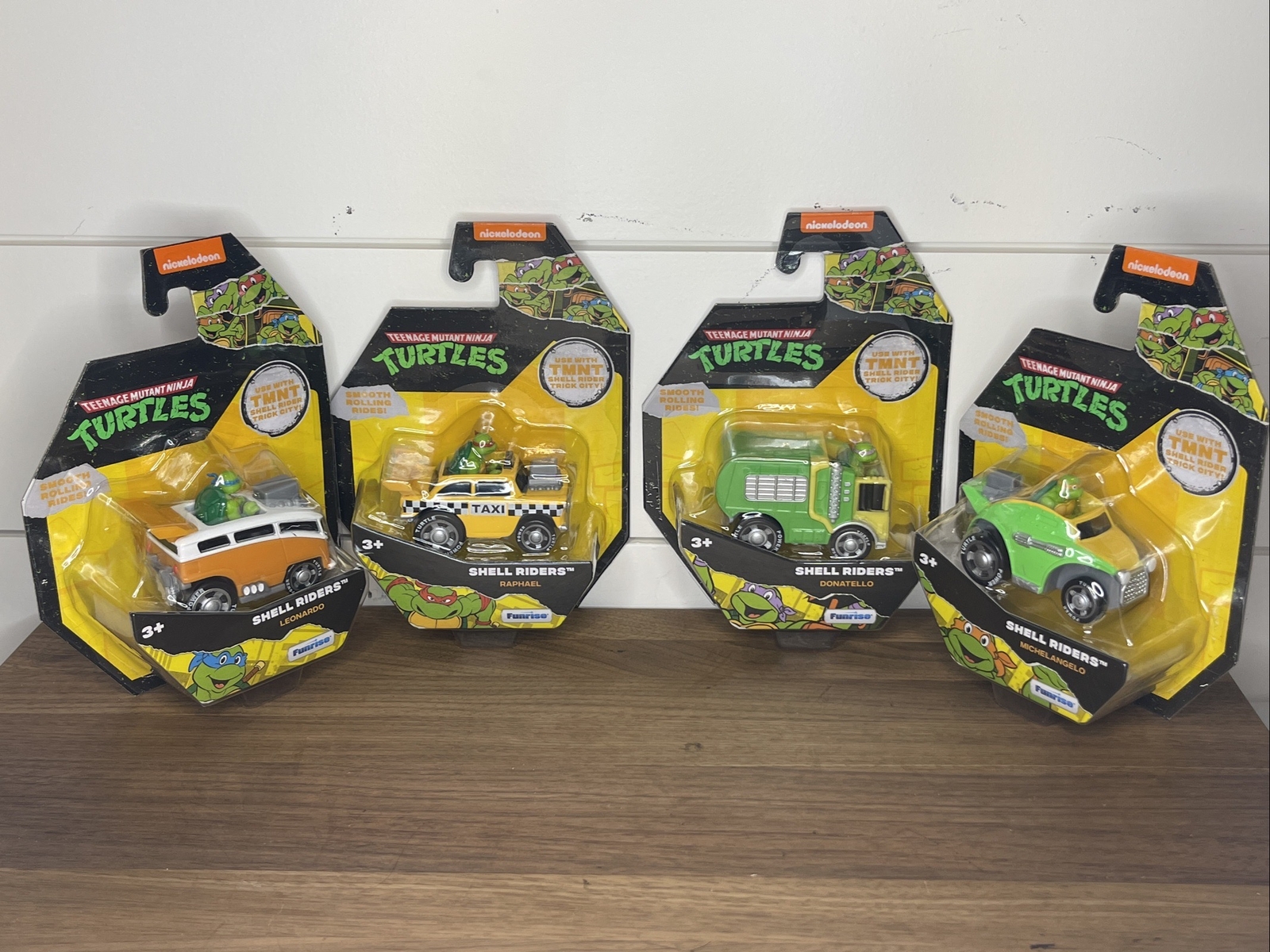 2023 Funrise Teenage Mutant Ninja Turtles Nickelodeon Shell Riders Set ...