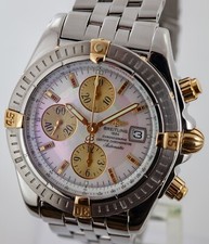 Breitling Chronomat Evolution 44 Ref B13356 Men’s Stainless Steel & 18K Gold MOP 10