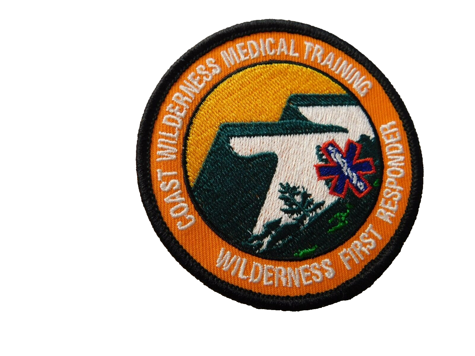 WILDERNESS MEDICAL TRAINING COAST FIRST RESPONDER VINTAGE PATCH BADGE FIRE EMT