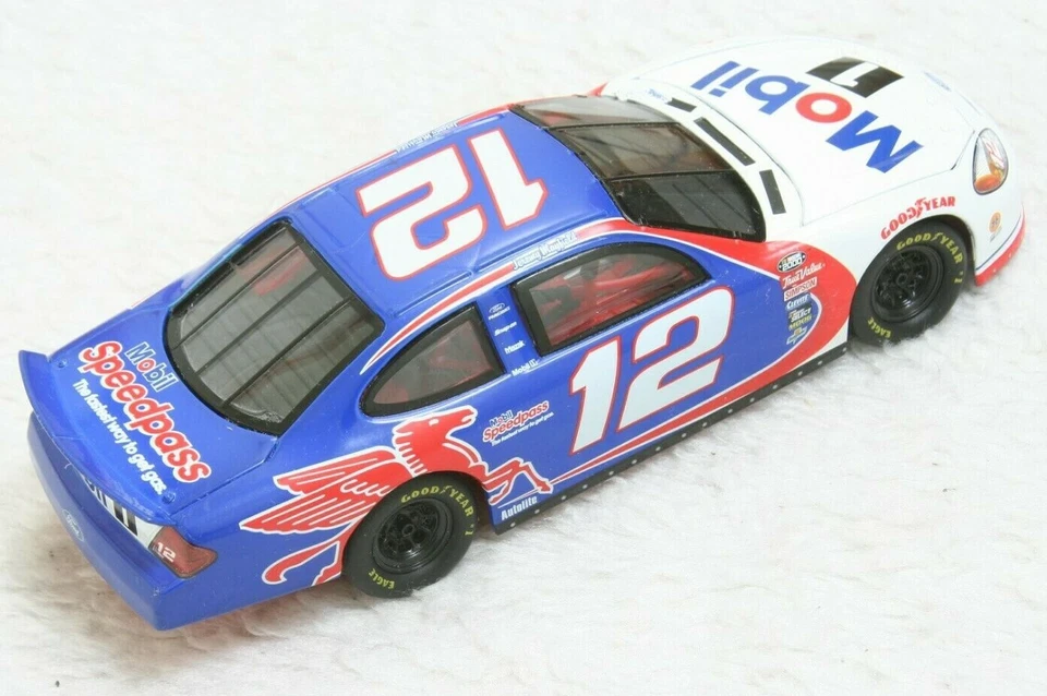 Mattel Nascar Die Cast Toy Race Car 1/24 1999 #12 Mobil 1 Jeremy Mayfield 1775 - Image 2 of 4