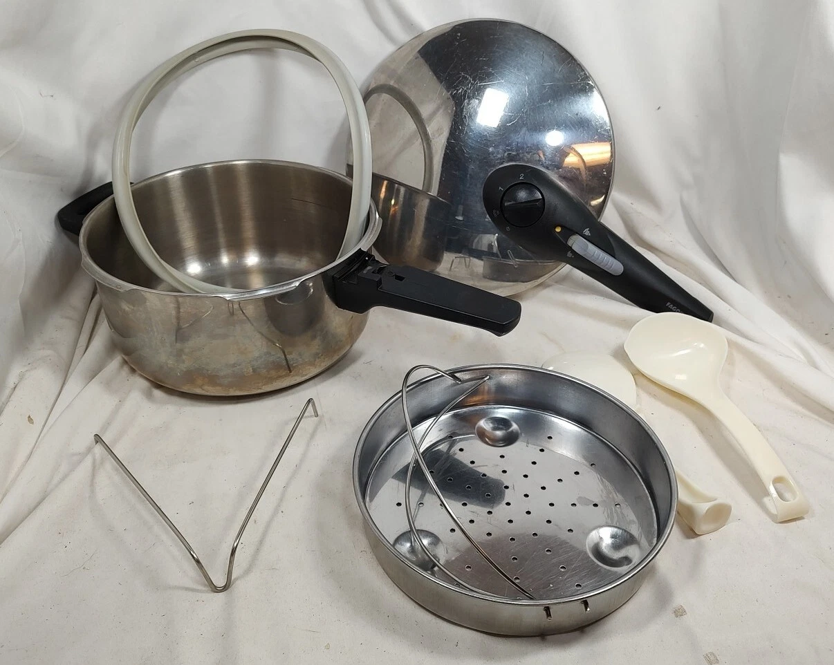 Fagor 4L Liter Pressure Cooker Stainless Steel Pot GAS VITRO INDUCTION ELECTRIC