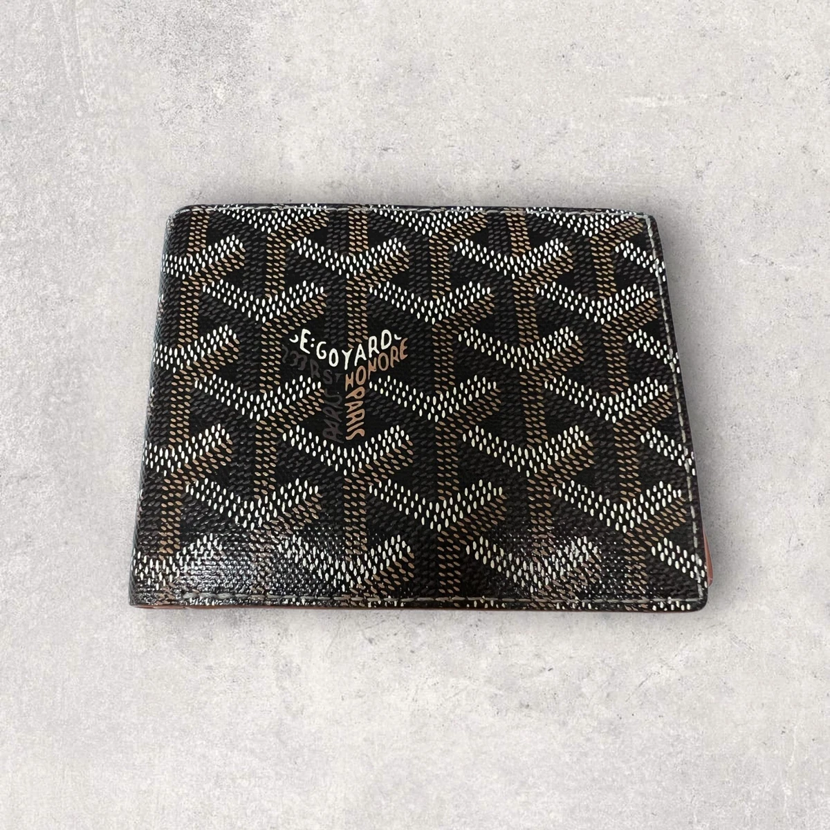 goyard wallet black