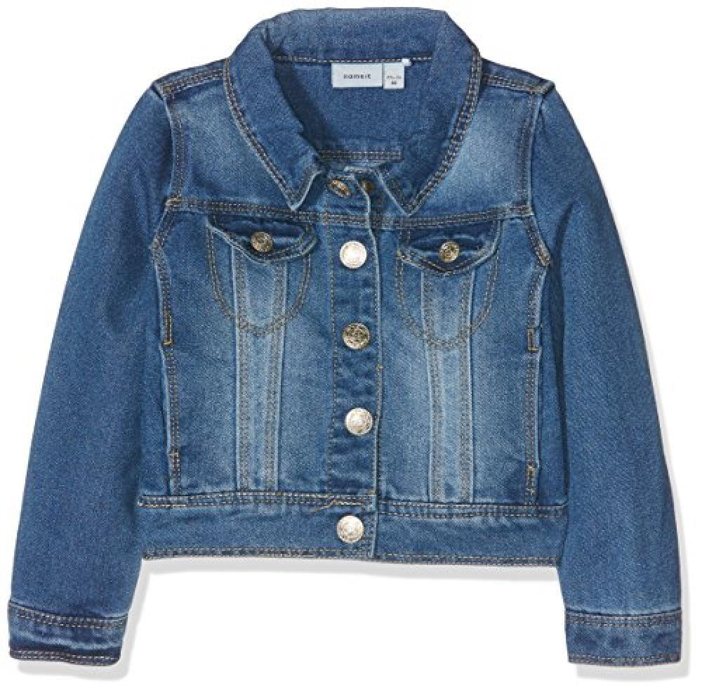 (TG. 104) Name It Nitstar Rika Dnm Jacket Nmt Noos, Giacca Bambina, Blu (Medium