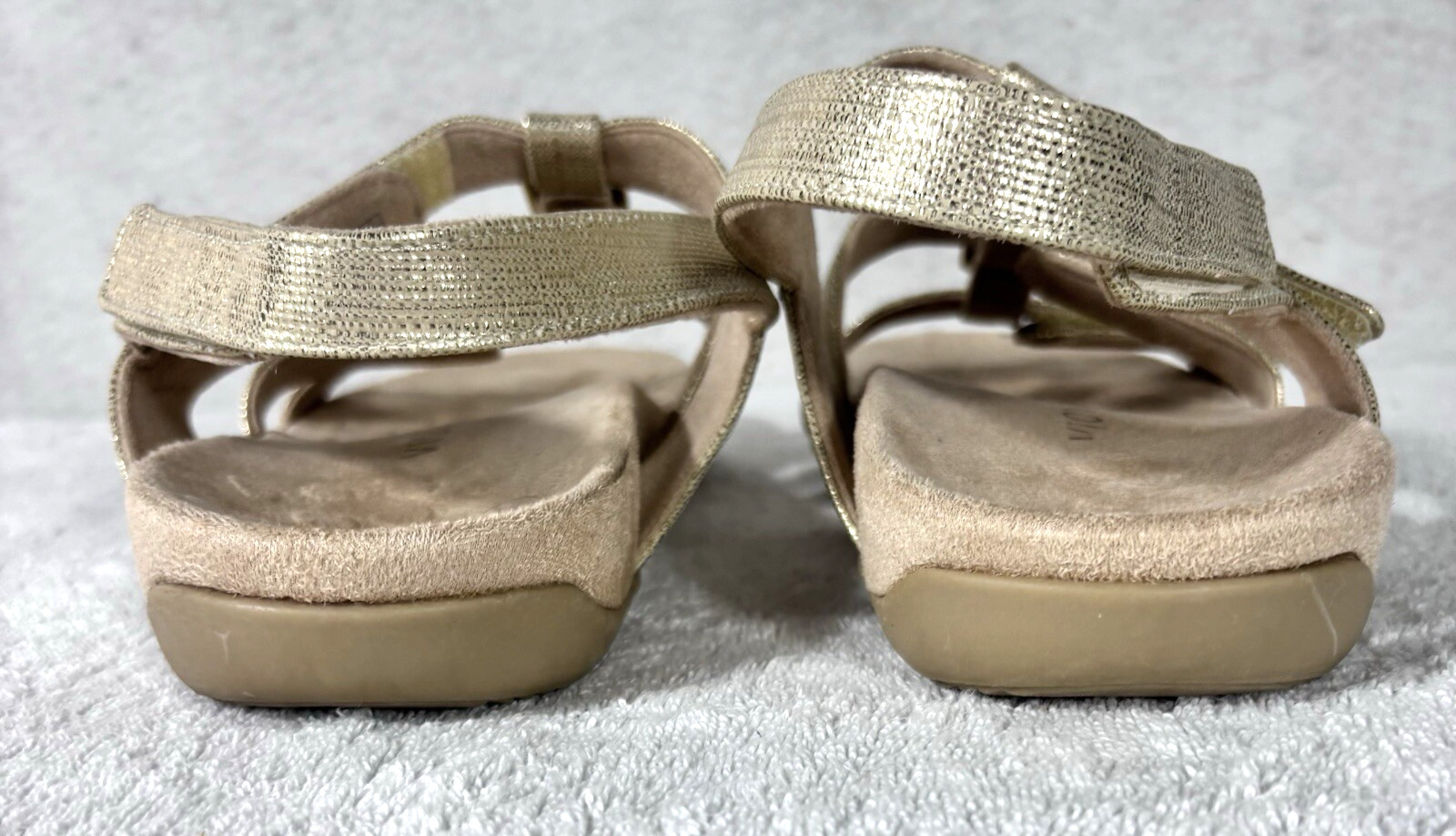 Vionic Amber Adjustable Ankle Strap Orthaheel Gol… - image 6