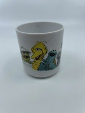 Vintage Sesame Street Plastic Cup 1978 Muppets Big Bird Cookie Oscar Grover 5 A