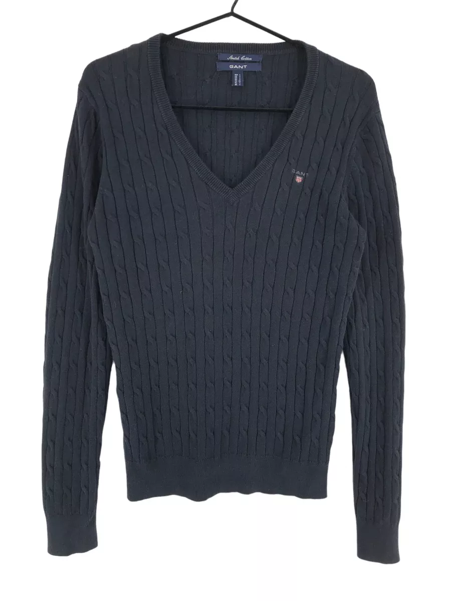 Gant v clearance neck jumper womens