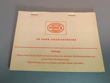 50 Minol Tankscheine VEB Kombinat Heft