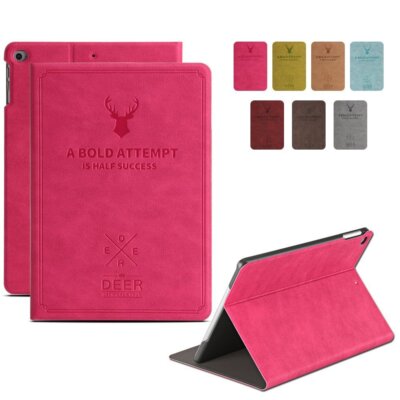 iPad Mini 7.9 Air 5 4 3 2 1 10.2 9.7 10.9 Pro 12.9 10.5 Flip Cover Rose Red