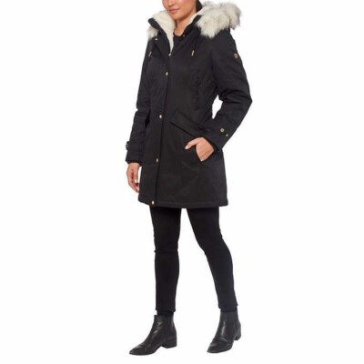 Warm Winter Parka with Fox Fur Trimmed 