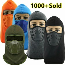 Halloween Balaclava Full Face Mask Anti-Saliva Cover Fleece Cap Skiing Cycling