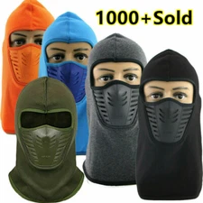 Halloween Balaclava Full Face Mask Anti-Saliva Cover Fleece Cap Skiing Cycling