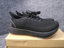 Flux Womens Adapt Runner Black Gum Running Athletic Barefoot Knit Shoes Size 8.5