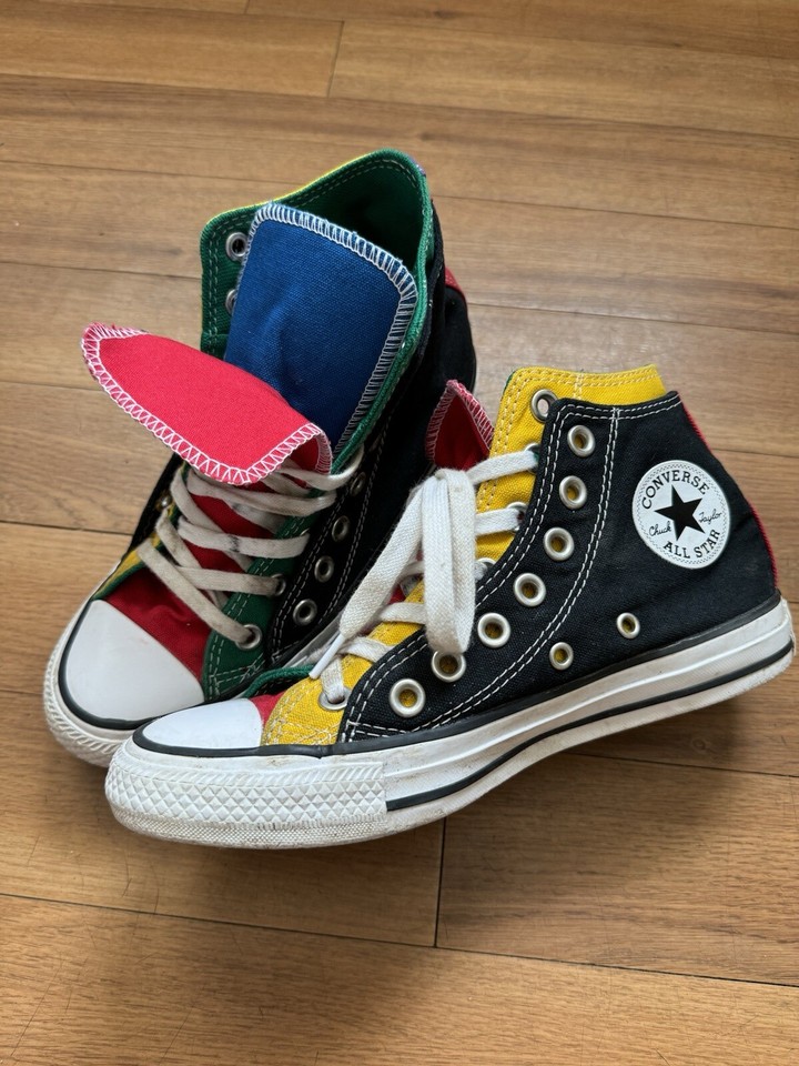 CONVERSE CHUCK TAYLOR All Star Multicolored Double Layer High Tops M4 ...