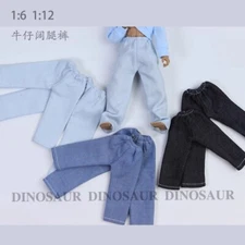 1/12 Denim Pants Loose Fitting Model Fits 6 "Male Ph Tbl Figure Body Toys