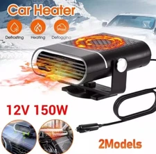 12V Car Heater Fan 150W Auto Heater Fan Windshield Defogger Defroster Demister