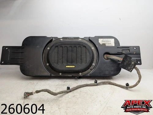 OEM 2017 Jeep Wrangler JK 3.6L Rear Alpine Subwoofer in Floor