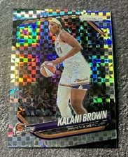 2025 Panini WNBA Prizm Basketball Kalani Brown Checkerboard Prizm