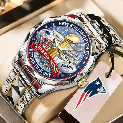 Patriots AFC Champions 2026 Alloy Luxury Quartz Watch