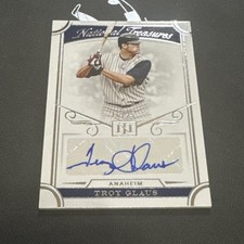 2021 Panini National Treasures - Signatures Troy Glaus #S-GL /25 (AU)