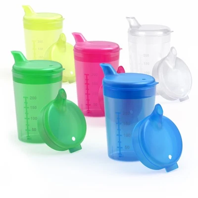 HORN MEDICAL 5er Pack Horn M. Schnabelbecher Erwachsenen Trinkhilfe für Wasser & Brei 250ml