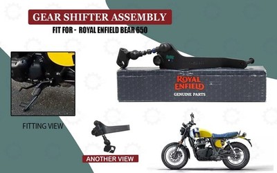 Schwarze Schalthebel-Baugruppe für Royal Enfield Bear 650