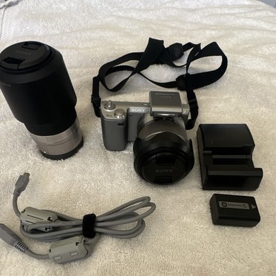 Sony Alpha NEX-5N 16.1MP Mirrorless w/ 18-55mm Lens Flash Charger