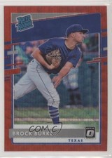 2020 Panini Donruss Optic Rated Rookies Retail Red Wave Prizm Brock Burke 0f4