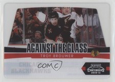 2010-11 Panini Playoff Contenders Against the Glass Troy Brouwer #4 aa7