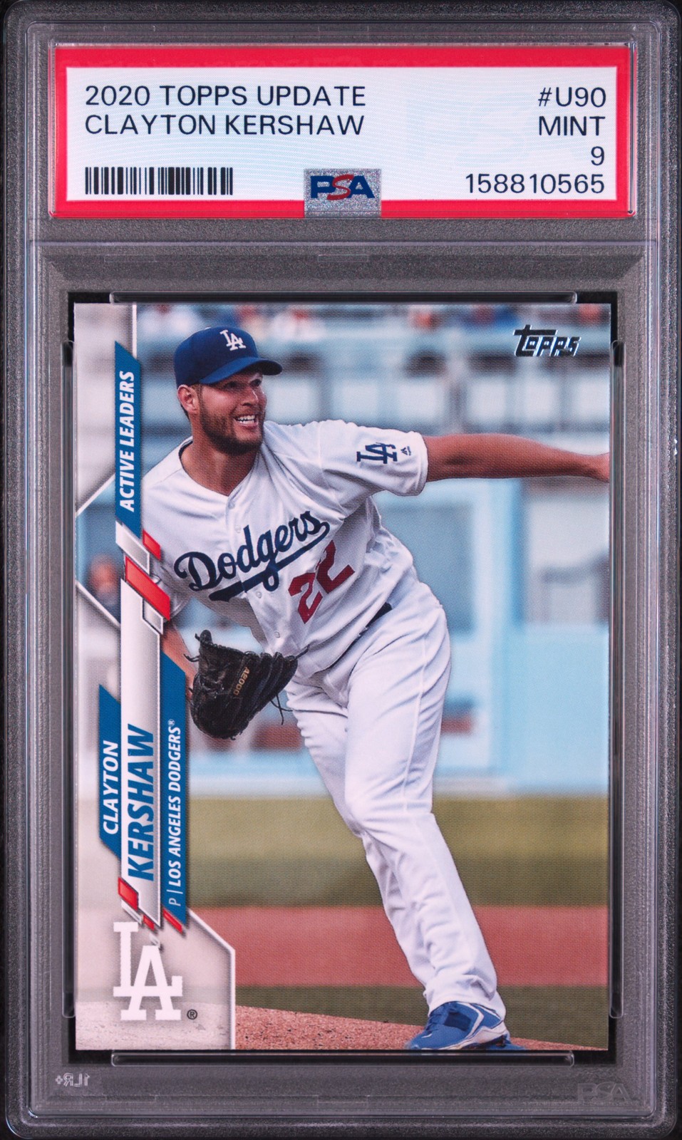 158810565 Clayton Kershaw 2020 Topps Update #U-90 PSA 9
