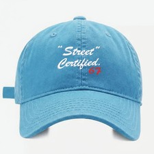 Street Certified 67 Washed Baseball Cap-Urban Street Cred Dad Hat for Men Women