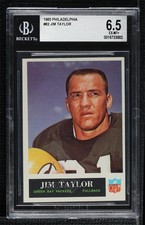 1965 Philadelphia Jim Taylor #82 BGS 6.5 HOF 0q3