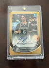 Stephon Castle 2025-26 Bowman Topps Chrome Gold Mojo Auto /50