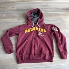 Washington Redskins NFL SM Football Zip Up Hoodie Sweatshirt Jacket Men's Sherpa