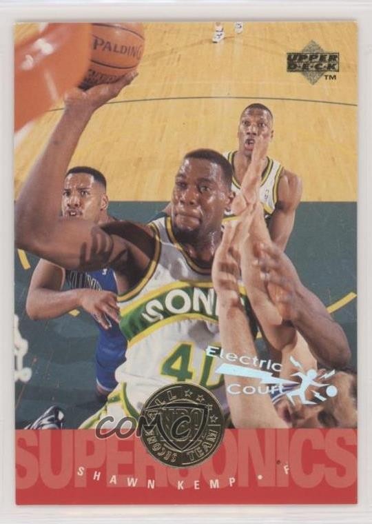 1995-96 Upper Deck All-NBA Electric Court Shawn Kemp #172 9b4