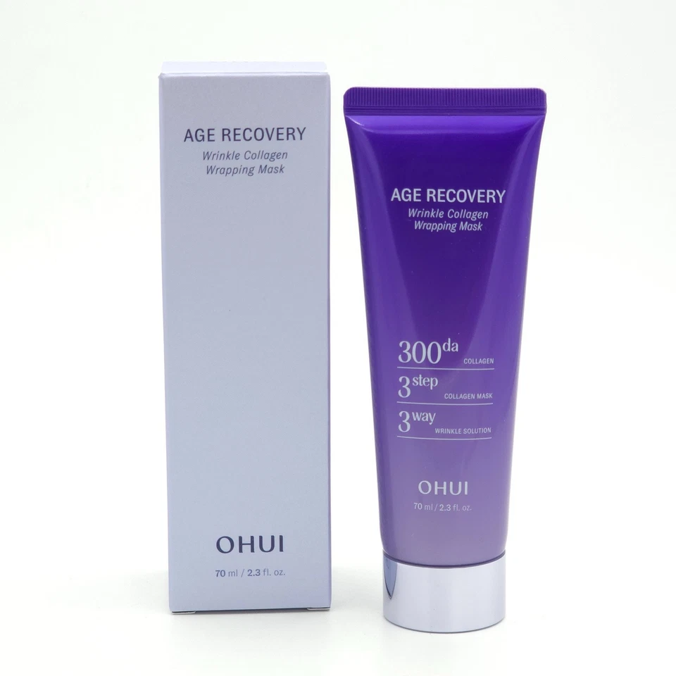 O HUI Age Recovery Wrinkle Collagen Wrapping Mask 70ml Elasticity K-Beauty - Image 3 of 4