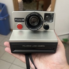 Vintage Polaroid Pronto B Instant Land Camera With Strap Working Film Tested