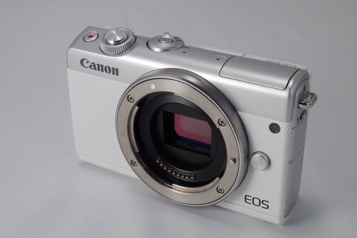 MINT] Canon EOS M100 White 24.2MP EF-M15-45 IS STM Lens Kit w/ 1TB