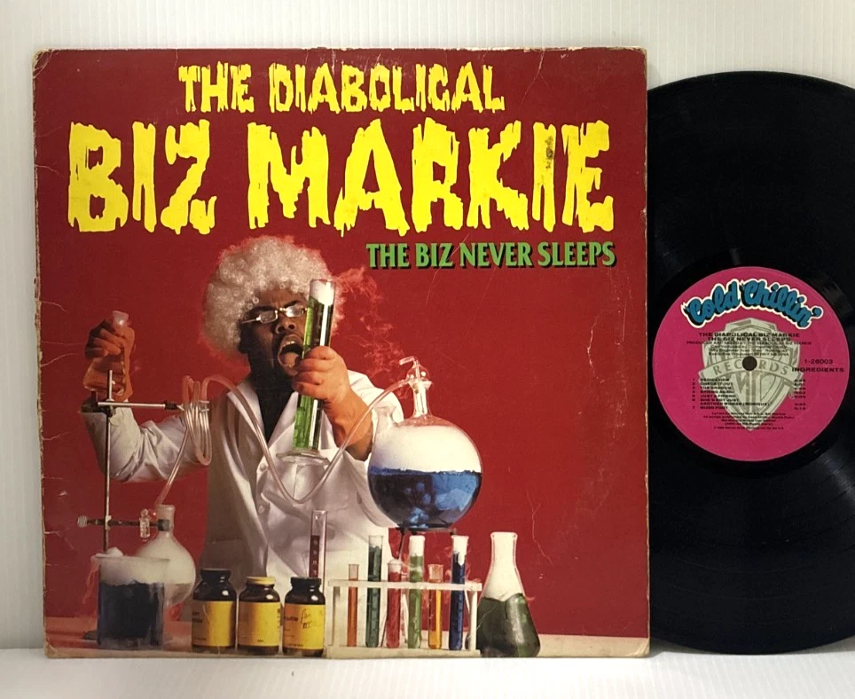 The Diabolical Biz Markie – The Biz Never Sleeps LP 1989 US ORIG