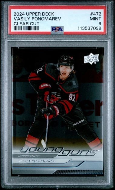 2024-25 Upper Deck Series 2 - Young Guns Vasily Ponomarev #472 Clear Cut (RC)