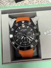 New Mens/ Gents Rotary Quartz Chronograph Black PVD Plated GS00647/04 (no box)